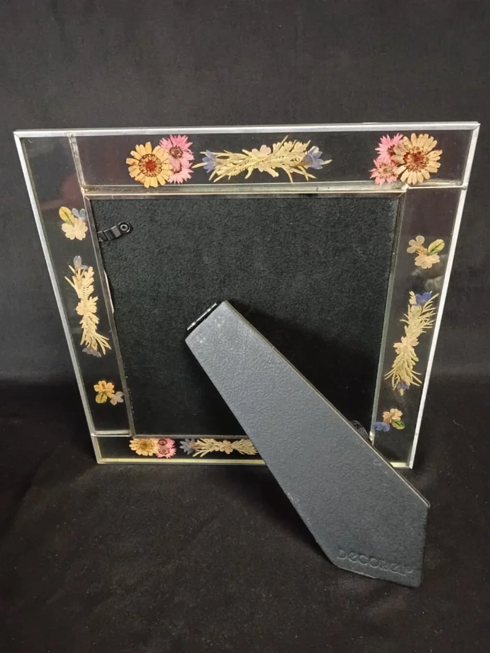Heirloom Pressed Flower 5 Opening Collage Picture Frame 3.5x5 Glass Floral